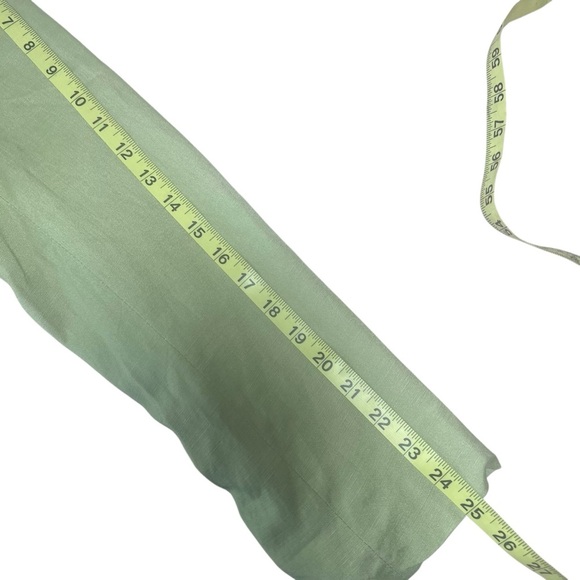 ASTR The Label Rio Oversized Blazer Jacket Celery Green Large NWOT Linen Blend - Picture 9 of 16